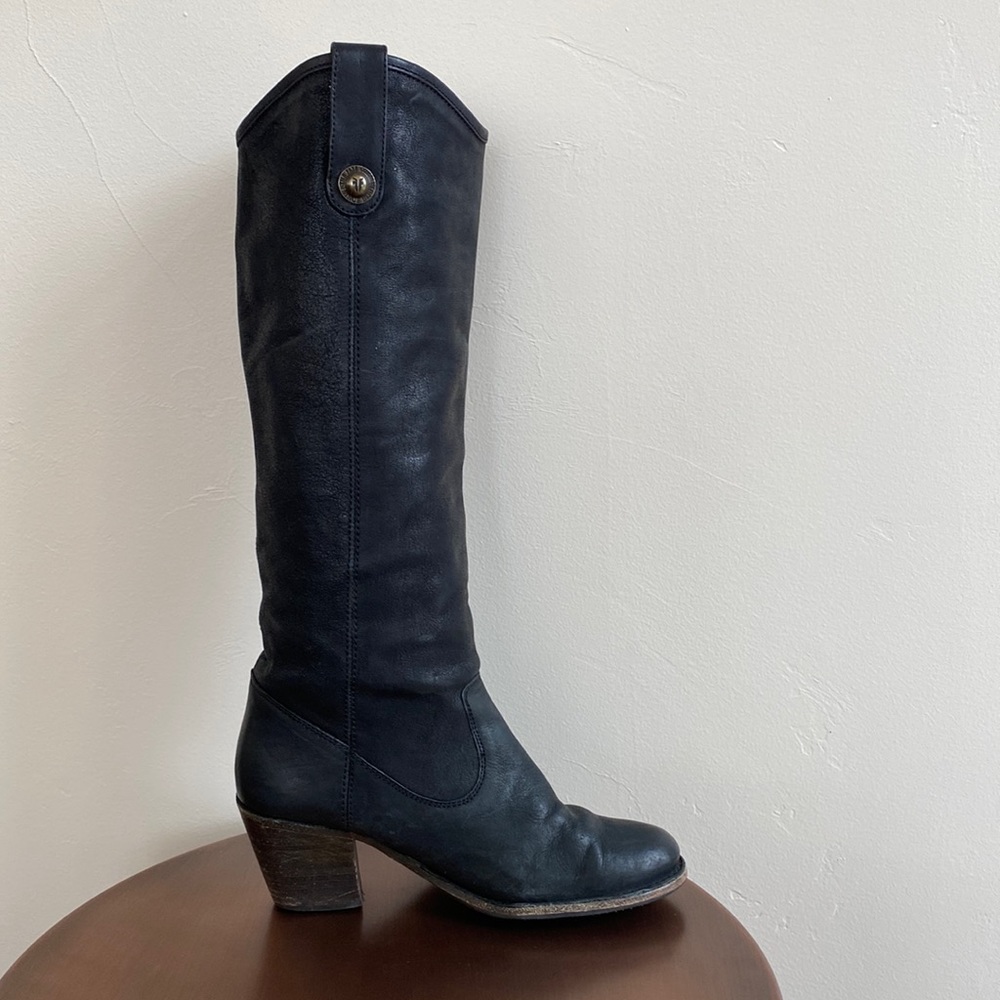 Frye Black Tall Boots Size 6
